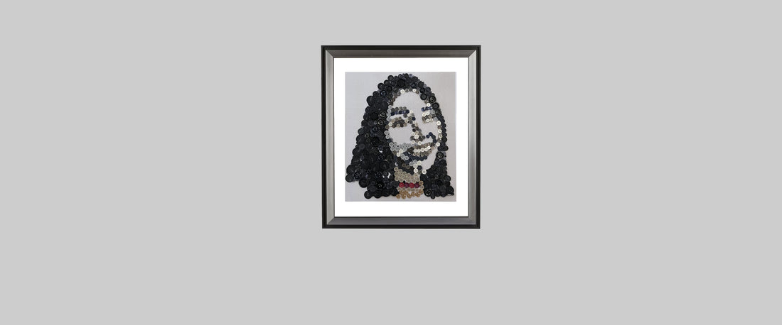 Button Portrait Art: How to Make a Button Mosaic Using AI