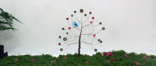 DIY Button Tree Tutorial: How to Make a Wire & Button Tree