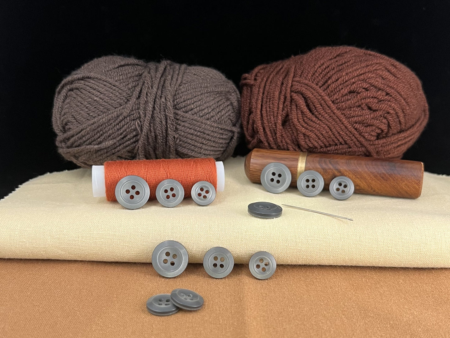 Grey Pearl Imitation Buttons, Recycled Plastic, 11.5mm-15mm (18L-24L), 4-Hole Sew On for Shirts, Pants, Blouses, Dresses & Crafts