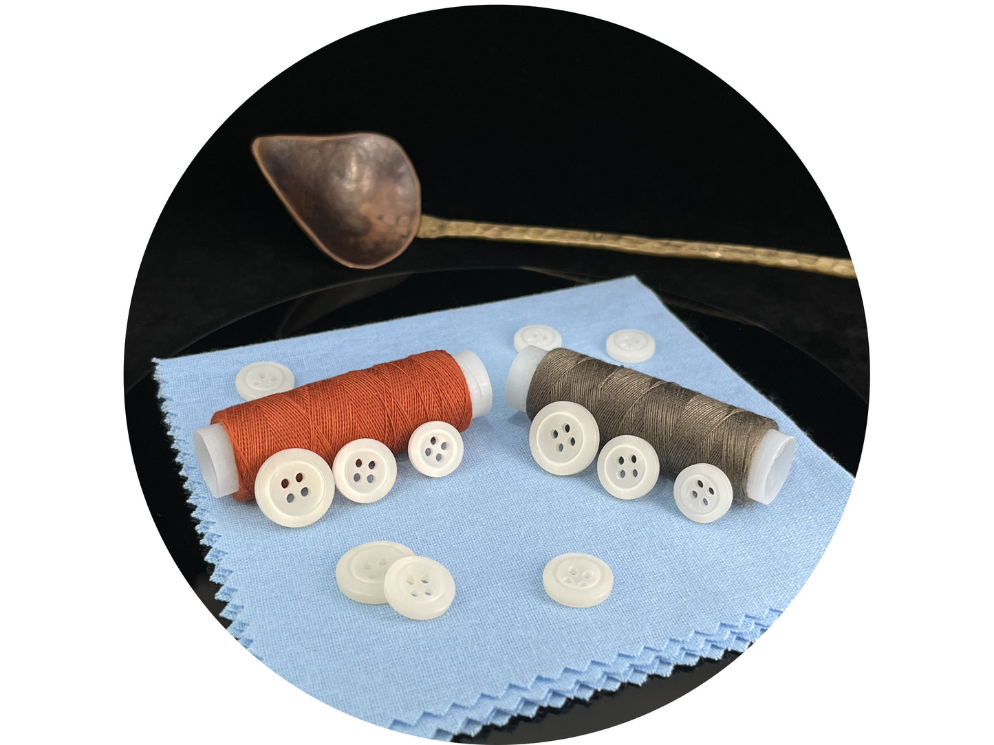 White Pearl Imitation Buttons, Recycled Plastic, 11.5mm-15mm (18L-24L), 4-Hole Sew On for Shirts, Pants, Blouses, Dresses & Craft projects