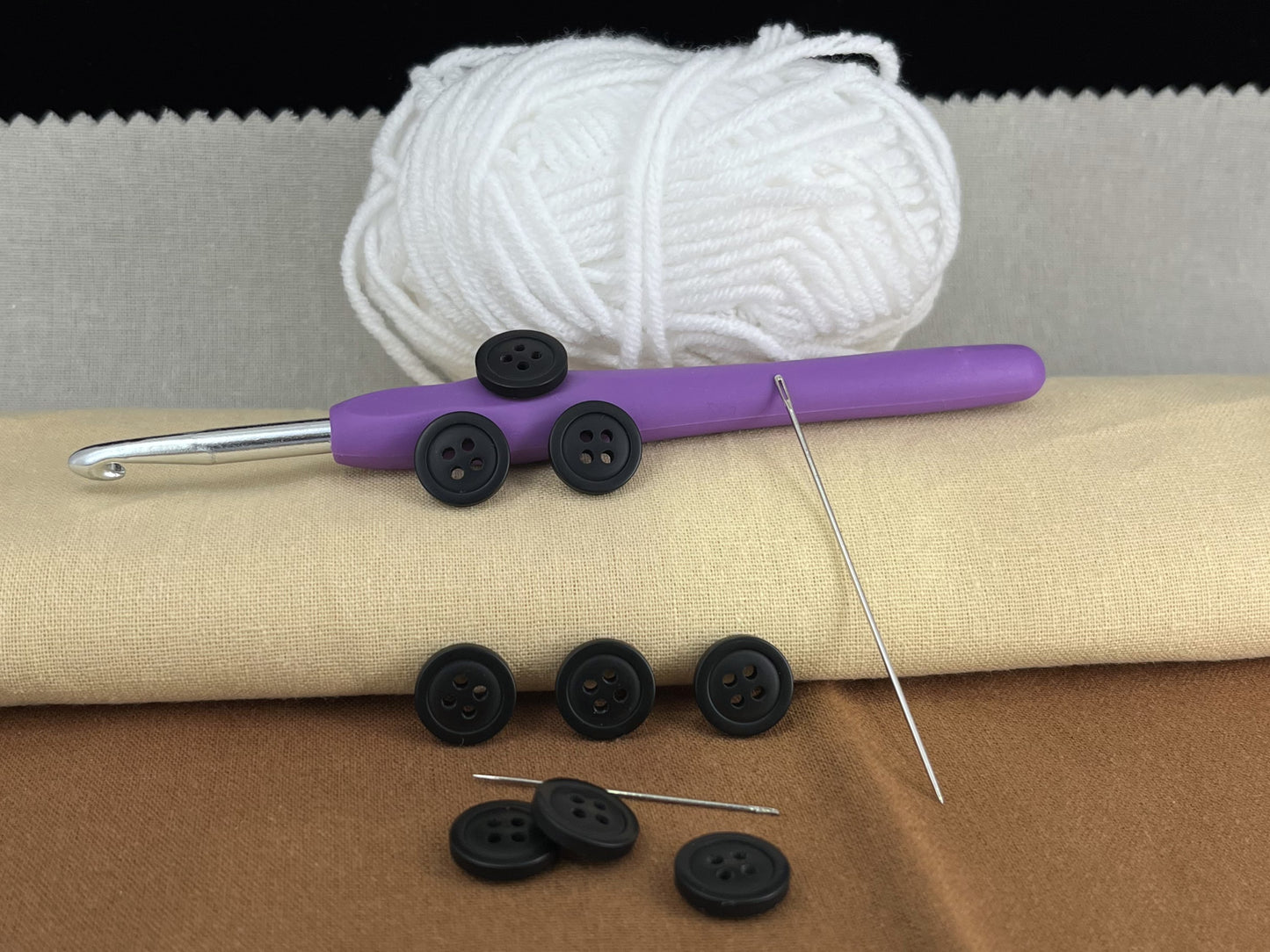 Premium Black Buttons, Recycled Plastic, 12.7mm (20L). 4-Hole Sew On for Shirts, Pants, Blouses, Dresses, Skirts, Apparel, Kids Clothes