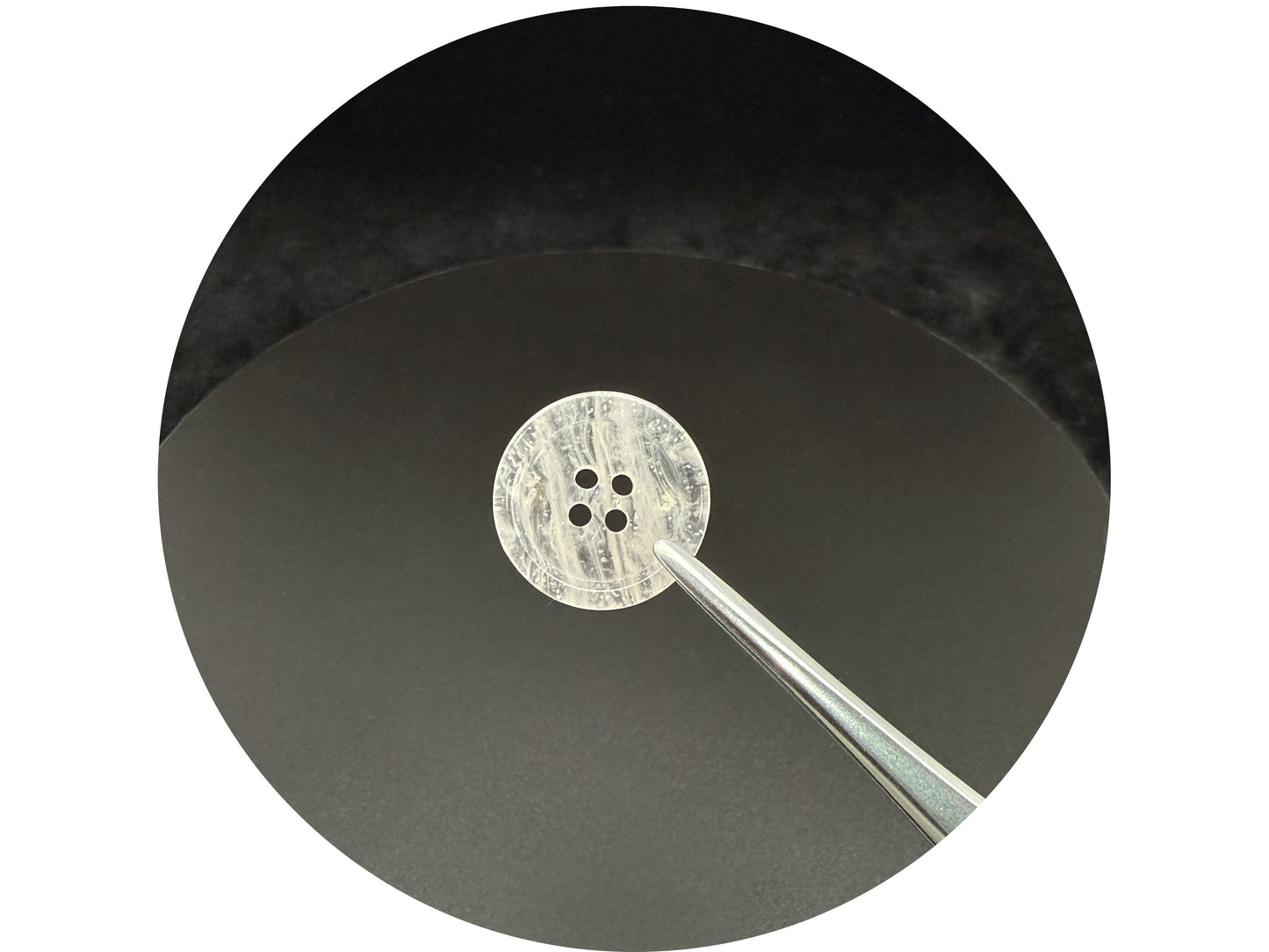 Off-White Marbled Pattern Buttons, Multi-Colored. 10-20mm (16L-32L). Recycled Plastic, 4-Hole Sew On for Shirts, Dresses, Coats, Jackets