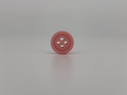 Pastel Pink Buttons, Recycled Plastic, 12.7mm (20L). 4-Hole Sew On for Shirts, Pants, Blouses, Dresses, Skirts, Apparel, Kids Clothes