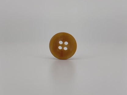 Brown Pearl Imitation Buttons, 11.5mm & 15mm (18L & 24L), Neutral & Dark Tones 4-Hole Sew On for Shirts, Pants, Blouses, Dresses & Crafts