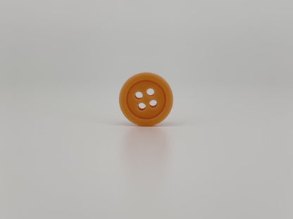 Premium Apricot Buttons, Recycled Plastic, 12.7mm (20L). 4-Hole Sew On for Shirts, Pants, Blouses, Dresses, Skirts, Apparel, Kids Clothes